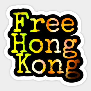 Free hong kong Sticker